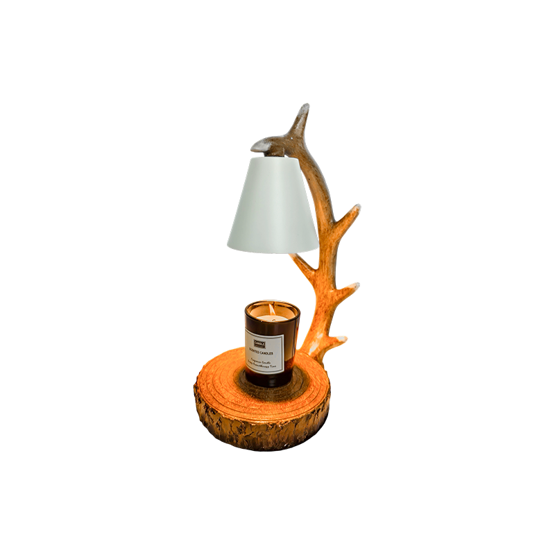 Lampada scaldacandele ispirata alla natura - Respiro del cervo